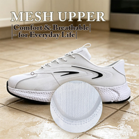 Chaussures de marche antidérapantes CHUDUN pour l'été, à lacets, avec soutien de la voûte plantaire, légères, respirantes, décontractées, pour personnes âgées, confortables à porter