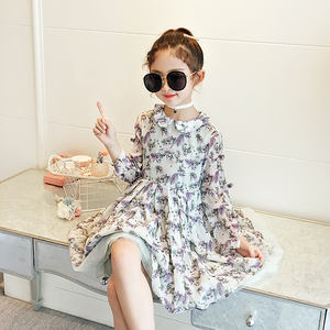 Produits innovants de la vente en gros de robes midi plissées en satin à motifs floraux coréens, achat direct de l'usine en Chine - Product Image 4