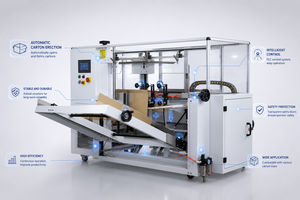 Máquina Automática para Formar y Sellar Cajas, Formadora de Cajas Ajustable, Línea de Empaquetado de Snacks - Product Image 2