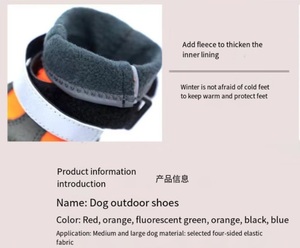 Botas Transpirables para Perros, Impermeables, Antideslizantes, Resistentes al Desgaste, con Correas Reflectantes - Product Image 6