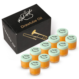 Lot de 2 graisses pour pistons de <span class=keywords><strong>trombone</strong></span> et lubrifiants pour tubes extractibles pour instruments en cuivre (solides) dans une boîte en <span class=keywords><strong>plastique</strong></span> - Product Image 2