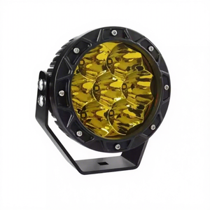 Nouveau projecteur de travail LED 5 pouces de haute qualité 35W 9-32V pour Jeep et camion, feux de conduite LED auto en aluminium blanc/ambre - Product Image 2