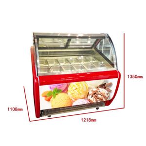 Mini nevera expositora de mostrador para helados, congelador de helados de mostrador, congelador de helados usado, congelador de helados gratis - Product Image 2