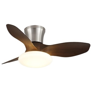 Ventilateur de plafond à profil bas de 32 pouces avec lumière, ventilateur à 3 pales, 6 vitesses, lumière LED à 3 couleurs, dimmable, pour chambre à coucher, petite pièce - Product Image 2