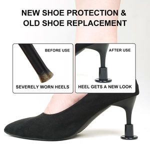 Protège-talons en PVC durable pour talons hauts Conception antidérapante anti-usure pour les femmes Protège-talons - Product Image 6