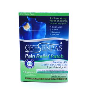 10個の多孔質ホットトウガラシ石膏関節炎鎮痛パッチ - Product Image 6