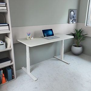 Escritorio Eléctrico de Altura Ajustable con Doble Motor, Muebles de Oficina de Lujo, Marco de Escritorio Ajustable, Escritorio para Trabajar Sentado - Product Image 1
