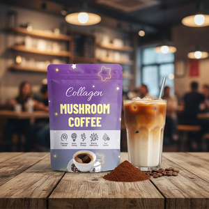 Caffè ai Funghi per il Potenziamento Cerebrale con Funghi Adattogeni Biologici, Caffè al Collagene per la Luminosità della Pelle, Caffè ai Funghi con L-Teanina - Product Image 2