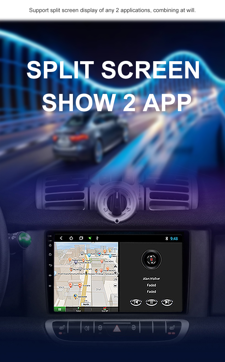 Android 11 Car Auto Radio For Benz Smart Fortwo 451 2010-2015 Car Audio System Car Multimedia Player