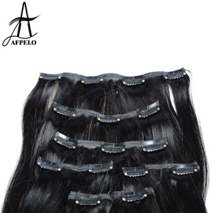 <span class=keywords><strong>Extension</strong></span> a Clip <span class=keywords><strong>Capelli</strong></span> <span class=keywords><strong>Veri</strong></span> Umani Burmese Onda d'Acqua Kinky Straight Vergini per Donne di Colore <span class=keywords><strong>Capelli</strong></span> Naturali Rossi - Product Image 4