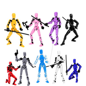 Promotional Toy 3D Action Figures Set Action Figure <b>Dummy</b> Assembly Completed 3D Printed Robo Multi-Jointed Movable Toy - Product Image 1