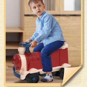 <span class=keywords><strong>3</strong></span> in 1 coltelleria in treno su auto Trolley giocattolo per bambini simulazione cucina finta Play House Set con musica volante - Product Image 3