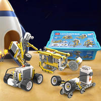 Bloques de Construcción de Plástico Ecológicos para Niños, Robot Programable con Control por Aplicación, Educativo, para Armar, CB9886, 180 Piezas