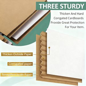 Boîte postale en carton ondulé personnalisée pour cadeaux vêtements sous-vêtements chaussures chaussettes chemise en <span class=keywords><strong>papier</strong></span> laminé mat gaufré de fourrure - Product Image 3