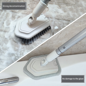 Limpiador de cocina con 3 cabezales de limpieza, dispensador de jabón de mango largo, cepillo para plato, Navidad, espacio, San Valentín, caja de bebé de negocios SCP - Product Image 3