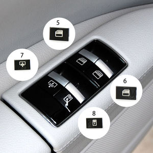 Couvercle de bouton de réparation de <span class=keywords><strong>vitre</strong></span> de voiture, bouton de couvercle pour portières arrière de véhicule, Mercedes Benz S classe W221 - Product Image 4