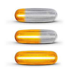 Nuovo HOPSTYLING Indicatore di Direzione Laterale a LED Ambra, Luce di Ripetizione per Fiat Panda Grande Punto Doblo Fiorino <span class=keywords><strong>Peugeot</strong></span> - Product Image 1