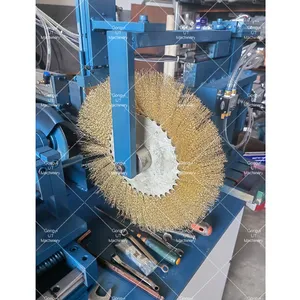 Steel wire cup wheel brush making machines Rust Removal Cup Brushes Machines