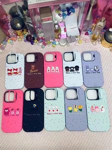 2024 Mới Tùy Chỉnh Cá Nhân Phong Cách Độc Đáo Trường Hợp Điện Thoại Của Phụ Nữ Động Vật Phim Hoạt Hình Nhiều Màu Hoa Cover Quay Lại Cho Điện Thoại - Product Image 5