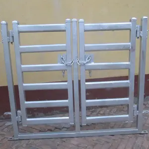 Portão da fazenda xmi dobradiças do portão do painel galvanizado