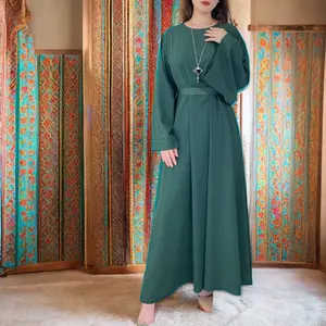 YWQS Oriente Medio, Dubai, Turkiye multicolor grande vestido informal básico para mujer musulmán abaya mujeres abaya nuevo diseño