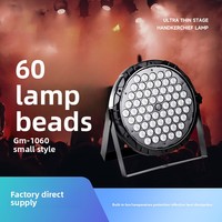 Luces LED PAR RGB 54/60 con Gradiente, Estrobo, Modos de Funcionamiento Automático Activados por Sonido, Multi-Plug para Escenario y Bar en Casa, Mezcla de Colores