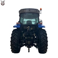 Tracteur à roues 4x4 KESHENG avec prise de force avant/arrière, moteur YTO/Weichai 50-180 CV, multifonctionnel pour les opérations agricoles