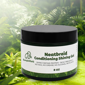 Cire pour cheveux à base de plantes sans alcool de 8 oz pour femmes, tenue forte pour les tresses, les locs et les cheveux bouclés, convient aux cheveux secs - Product Image 1