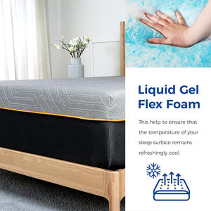 Colchón moderno de espuma viscoelástica de Gel, capa de espuma flexible de látex, soporte de tela transpirable, colchón de cama de tamaño estándar para dormitorio de Hospital - Product Image 3