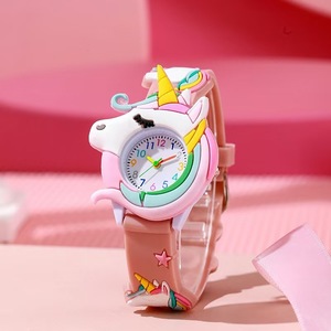 Reloj Infantil para Niña, Diseño de Unicornio, Correa de Silicona, Esfera de Dibujos Animados, Regalo para Niños - Product Image 5