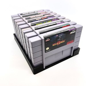 Super Famicom-Plateau de rangement multifonctionnel à 8 cartouches pour jeux vidéo - Product Image 6