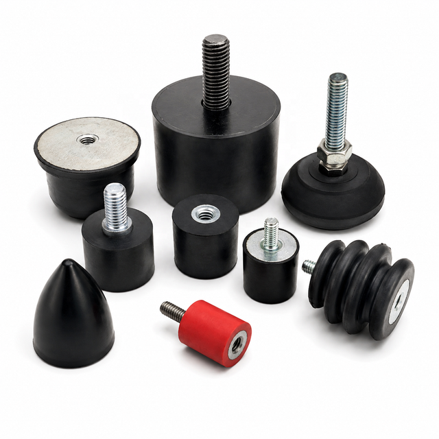 Factory Custom Metal Bonded Rubber Damper Auto Equipment Anti Vibration Pad Rubber Vibration Damper