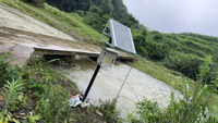 Débitmètre à canal ouvert Radar 24ghz Rs485 Débitmètre à ultrasons Doppler à débit d'écoulement d'irrigation