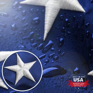 Drapeau américain pour l'extérieur Drapeau américain pour l'extérieur Drapeau américain brodé en nylon - Product Image 4