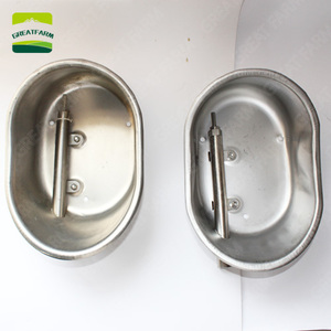 Abreuvoir automatique ovale en acier inoxydable pour porcs, bol à boire pour animaux, équipement d'abreuvement pour porcs, bol à boire pour porcs - Product Image 4