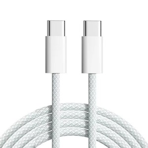 Câble de charge rapide USB-C 60W 1M en nylon tressé durable pour <span class=keywords><strong>iPhone</strong></span> 15/16/17 et iPad Pro Appareils iOS - Product Image 1