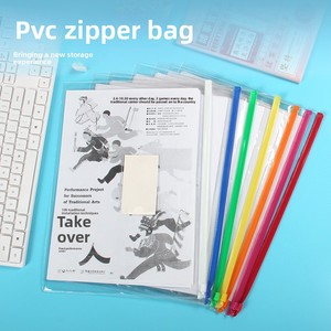 <span class=keywords><strong>Carpeta</strong></span> de Archivos con Cierre Transparente de PVC A4, <span class=keywords><strong>Carpeta</strong></span> de Archivos con Cierre para Almacenamiento de Facturas A5, para Organizar Documentos, Personalizable - Product Image 3
