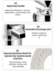 In acciaio inox burro di arachidi che fa la macchina/tahini sesame maker/sesamo macchina per la frantumazione - Product Image 5