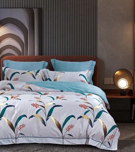 Conjuntos de Edredons Personalizados de Luxo em Algodão Impresso para Hotel, Conjuntos de Edredons Estampados, Conjuntos de Lençóis Impressos - Product Image 2