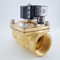Vanne solénoïde Hoyan PU-35 à orifice de 1 1/4 po (35 mm) normalement fermée 12 V 24 V CC 110 V 220 V 24 V 380 V CA avec connecteur pour l'eau