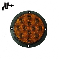 Offre Spéciale remorque de camion lourd 4 pouces 12 feux arrière ronds de lumière latérale de LED pour le système d'éclairage