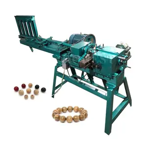 Diskon mesin pembuat bola kayu otomatis/mesin pembuat manik kayu/mesin pembuat bola kayu