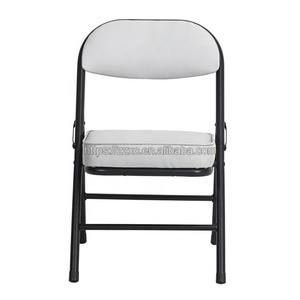 Chaise pliante pour enfants en métal avec revêtement en cuir PU et rembourrage en <span class=keywords><strong>mousse</strong></span> épaisse - Product Image 4
