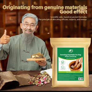 Чайные пакетики для детокс-ванночек для ног - Натуральные травяные с имбирем и полынью для улучшения кровообращения и оздоровления. Доступно производство под собственной торговой маркой (OEM). - Product Image 2