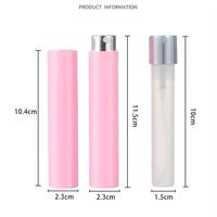 Flacon pulvérisateur de parfum rotatif de 10 ml - Flacon de voyage rétractable à fine brume, écologique, pour échantillons de lotion/soins de la peau (compact)