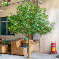 Arbre artificiel japonais Pieris, résistant aux UV, arbre vert réaliste, faux arbre, tronc en fibre de verre pour la décoration paysagère commerciale