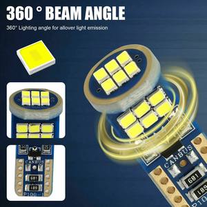 Bombilla LED Blanca A80 T10 194 168 W5W 2016 18smd para Automóvil, Luz de Lectura de Matrícula, Amplio Rango de Voltaje, Decodificación, Bombilla Pequeña, DC12V - Product Image 3