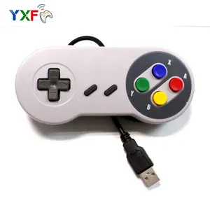 Mando con cable USB 2,0 para PC, mando SNES para Windows, PC, MAC