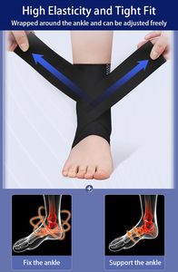 Attelle de cheville réglable pour femmes, hommes et enfants, soutien de cheville pour entorse, manchon de compression pour cheville - Product Image 3