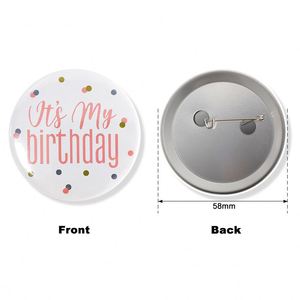 Pin de Solapa de Cumpleaños 'Es Mi Cumpleaños', 58mm, para Adultos, Niños, Hombres o Mujeres, Decoraciones para Fiestas - Product Image 5
